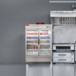 2 Glass Door Commercial Refrigerator 49 Cu.ft Stainless Steel Reach in Upright Merchandiser - Image 4
